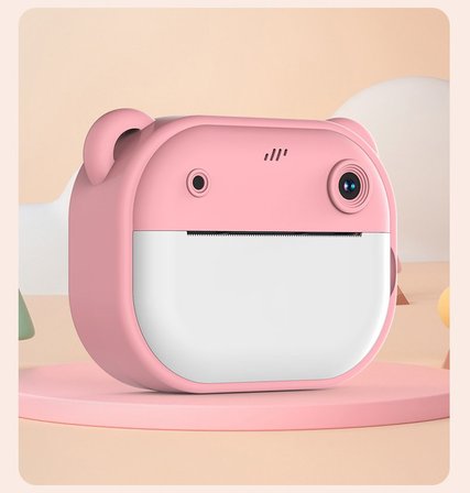 Çeşithane Ayıcık Tasarımlı Çocuk Kamera Bluetooth Hoparlör Mini Fotoğraf Makinesi