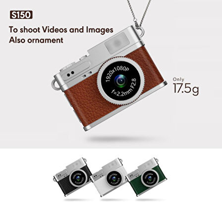 Çeşithane Retro Mini Dijital Kamera – 1080P HD Nano Cep Kamera Ve Fotoğraf