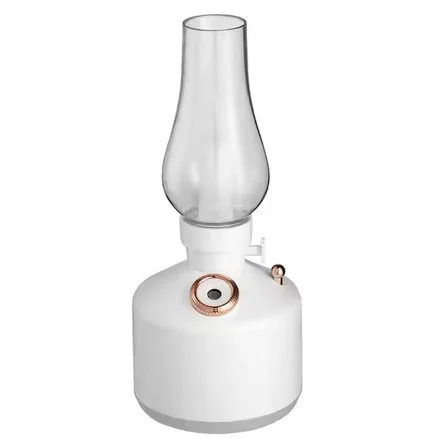 Çeşithane Vintage Lamba Aroma Difüzör Ultrasonik Hava Nemlendirici LED Işıklı