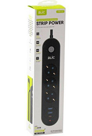 Çeşithane FTR-01 Akım Korumalı Priz | 16A 250V Güç Kapasitesi, Aşırı Gerilim ve Kısa Devre Koruması | Ev, Ofis ve Elektronik Cihazlar İçin Güvenli 