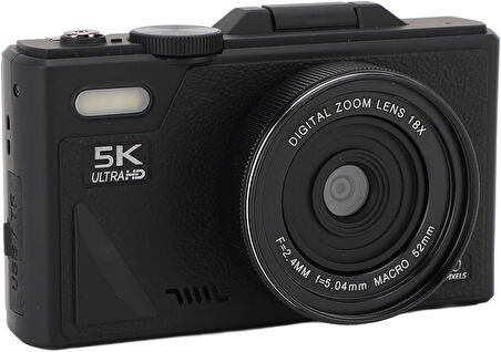 Çeşithane 75MP HD Retro Dijital Kamera – 18X Dijital Zoom, 3” Ekran, Autofocus, Gülümseme Algılama, Hafif & Taşınabilir Seyahat Fotoğraf Makinesi