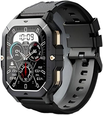 Çeşithane Haino Teko SQ-18 Akıllı Saat – AMOLED Ekran, 10 Gün Pil Ömrü, Kablosuz Şarj, 3 Farklı Kordonlu Ultra İnce Smart Watch (Siyah)