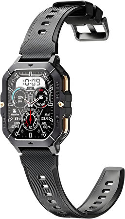 Çeşithane Haino Teko SQ-18 Akıllı Saat – AMOLED Ekran, 10 Gün Pil Ömrü, Kablosuz Şarj, 3 Farklı Kordonlu Ultra İnce Smart Watch (Siyah)