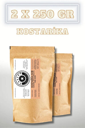 Kosta Rika SHG Çekirdek Kahve 500 Gr. (2X250 GR)