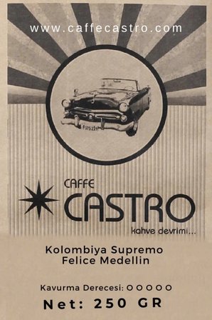 Kolombiya Supremo V60 Kahve (Öğütülmüş) 250 Gr.