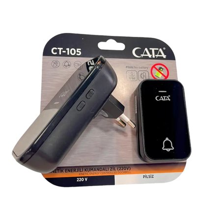Cata CT-105 Kinetik Enerji Kumandalı Kapı Zili