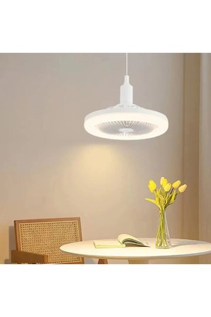 42 W Poyraz Fanlı Led Ampul - Kumandalı - E27 - CT-1153