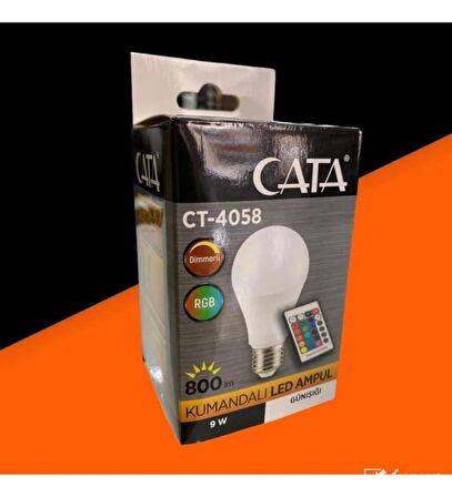 Asyagrup Cata 9w Kumandalı Led Ampul / Rgb