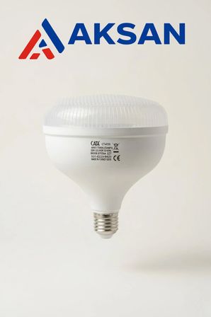 CT-4155 Kristal Torch LED Ampul 55W 6100 Lümen 6400K Beyaz Işık E27 Duy Sanayi Tipi Güçlü Aydınlatma