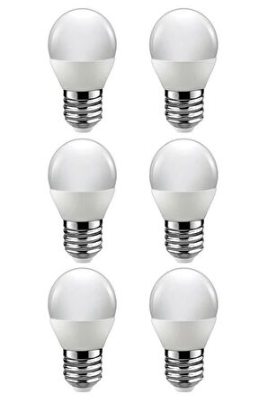 Asyagrup Cata ( Edison ) 6w Led Ampul / Mini Boy - Beyaz Işık - 6 Adet