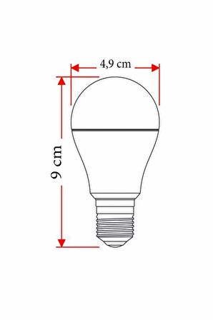 Asyagrup Cata ( Edison ) 6w Led Ampul / Mini Boy - Beyaz Işık - 6 Adet