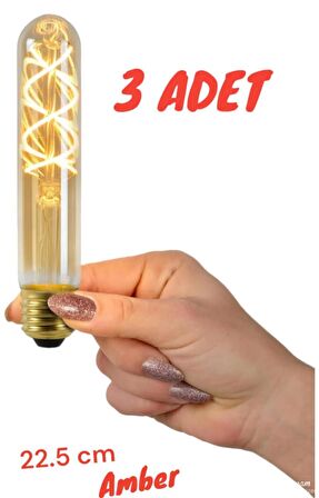 Asyagrup Cata 8w Çubuk Filament Led Ampul - Amber - 3 Adet