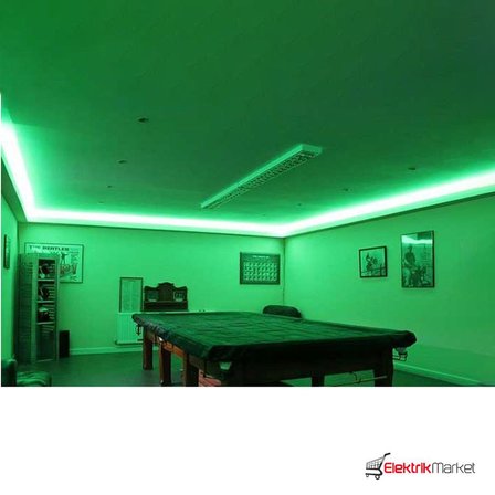 Cata 10 Çipli Şerit Led İç Mekan 12v YEŞİL- CT-4483