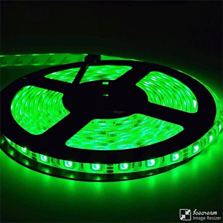 Asyagrup Cata 10w Şerit Led / 10 Çip / İç Mekan - Yeşil Işık - 10 Metre