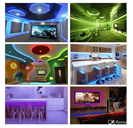 Asyagrup Cata 10w Şerit Led / 10 Çip / İç Mekan - Yeşil Işık - 10 Metre