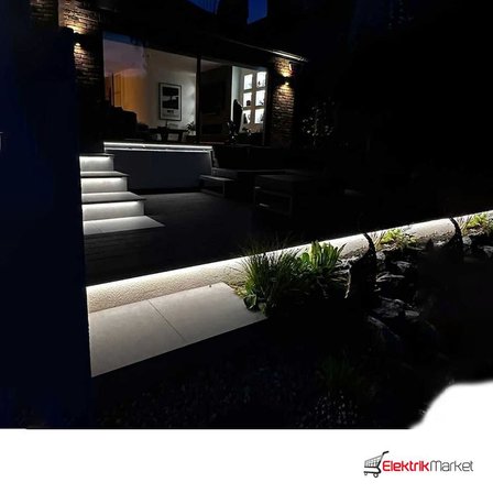 Cata 10 Çipli Şerit Led Dış Mekan BEYAZ - CT-4487