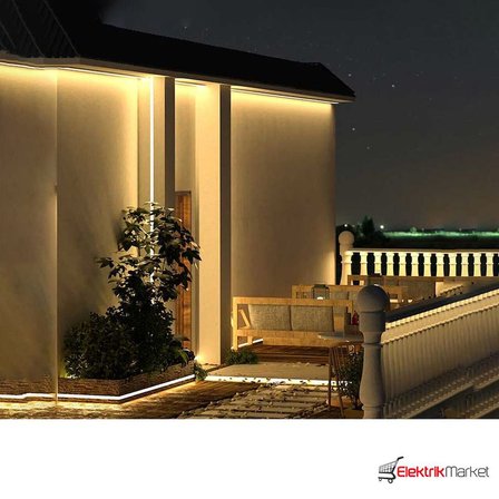 Cata 10 Çipli Şerit Led Dış Mekan 12v Gün Işığı - CT-4488