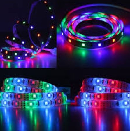 Cata 3 Çipli Şerit Led İç Mekan 12v RGB - CT-4545