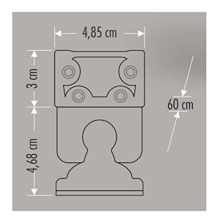 Cata CT-4696 60cm 24W Yeşil Wallwasher