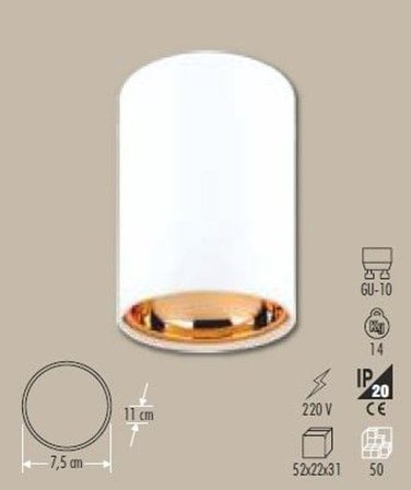 Cata Didim Dekoratif Sıva Üstü Armatürü CT-5423