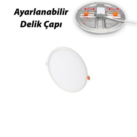 Cata 20 Watt Ayarlanabilir Plus Slim Led Panel 3200K Gün Işığı - CT-5648G