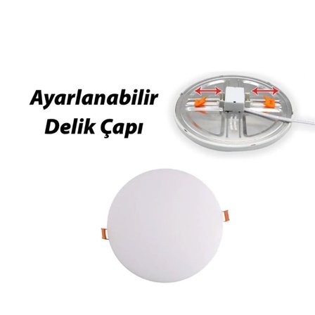 Cata 25 Watt Ayarlanabilir Xplus Slım Led Armatür CT-5662 - 6400K Beyaz Işık