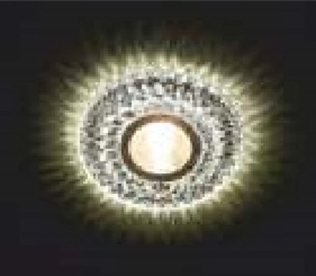 Cata Hanımeli Cam Spot Led Çerçeveli CT-6583 (Ampül ve Duy Hariç)