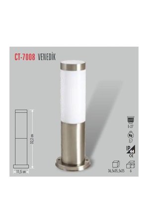 Ct-7008 60w Bahçe Armatürü 1 Adet