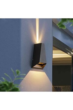 Asyagrup Cata ( Malta ) 2x3w Modern Led Aplik / Siyah Kasa - Günışığı