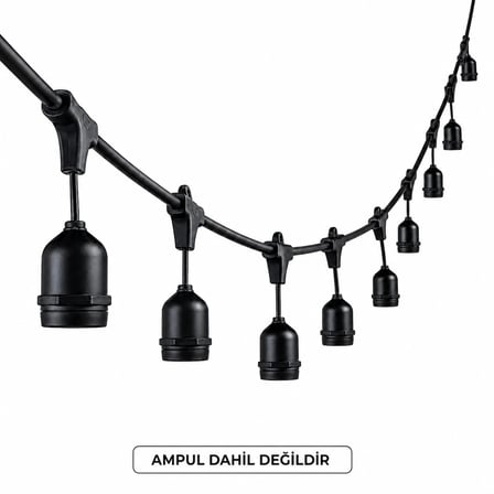 Sarmaşık Dış Mekan Armatür 10 Metre 20 Duy  CT-7070 ( AMPUL DAHİL DEĞİLDİR )