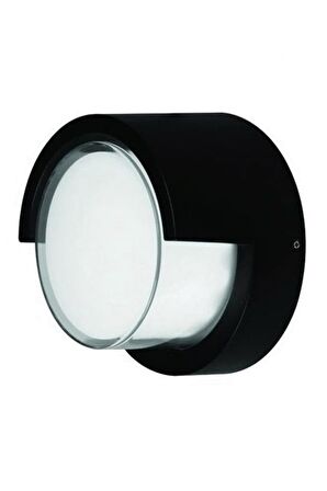 Asyagrup Cata ( Bora ) 7w Yuvarlak Modern Led Aplik / Siyah Kasa - Günışığı