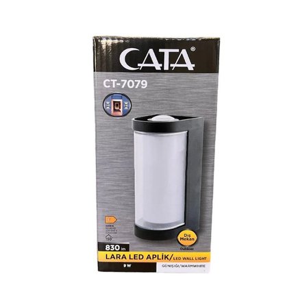 Cata 9W Led Aplik Gün Işığı Lara Ct-7079