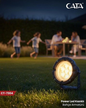 Cata 12 Watt Amber Işık Bahçe Armatürü CT-7304A