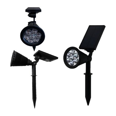 Cata Amber Işık 7W Solar Bahçe Armatürü Şarjlı CT-7310A