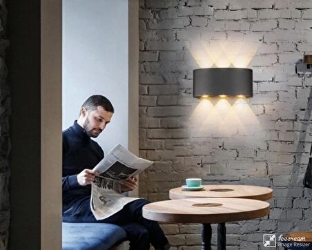 Asyagrup Cata ( Haiti ) 12w Çift Yönlü  Modern Led Aplik - Günışığı
