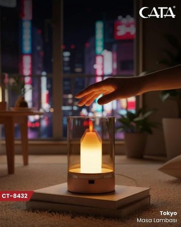 Cata Tokyo Şarjlı Masa Lambası CT-8432