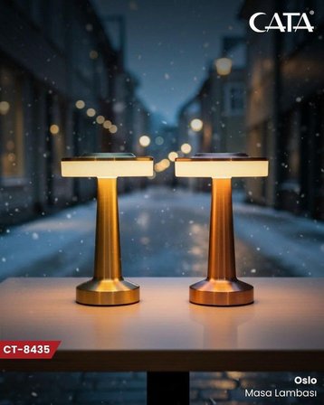 Cata Oslo Şarjlı Dim Edilebilir  Masa Lambası CT-8435