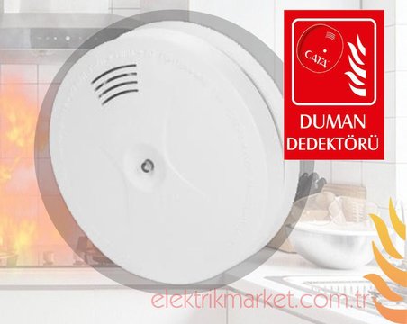 Cata Pilli Duman Dedektörü 85 Db (Pil Dahil Değildir) CT-9451