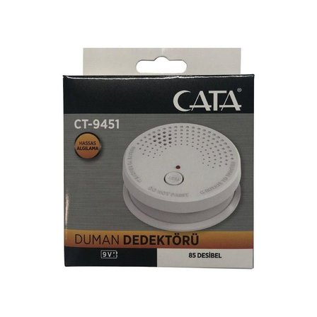 Cata Pilli Duman Dedektörü 85 Db (Pil Dahil Değildir) CT-9451