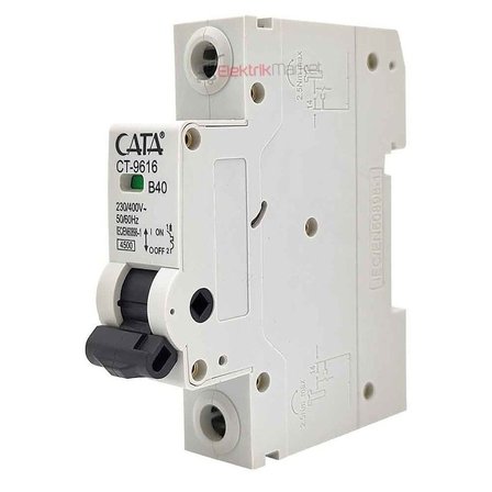 CATA 40 Amper Sigorta  B TİPİ ( Monofaze ) CT-9616