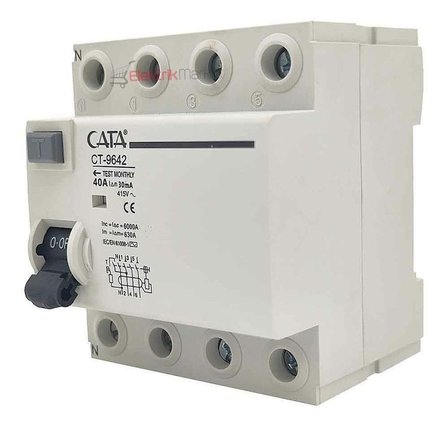 Cata 4x63A 300 mA Kaçak Akım Koruma CT-9645