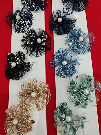 12 Adet (Set) Kadın, Çocuk,Abiye Kombini ve Günlük Kullanımiçin Çıtçıtlı Toka Sevgimin Sahibi ÇT0001-1