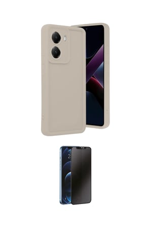 Xiaomi Uyumlu Poco X Pro Kılıf Yankı Yansıma Özel Seri İkili Koruma Seti