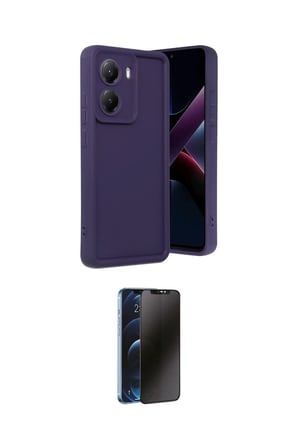 Xiaomi Uyumlu Poco X Pro Kılıf Yankı Yansıma Özel Seri İkili Koruma Seti