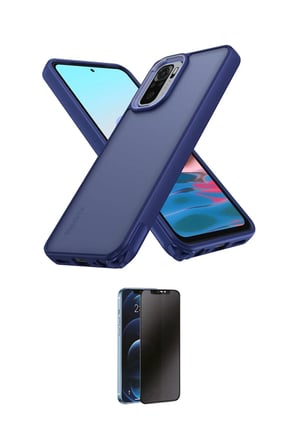 Xiaomi Uyumlu Redmi Note  Pro Kılıf Atlas Form İkili Koruma Seti