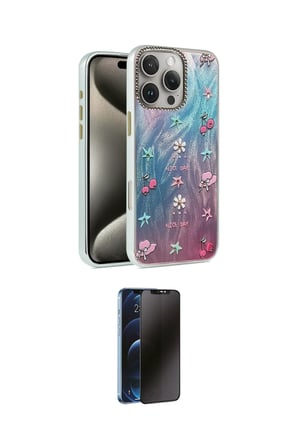 Apple Uyumlu iPhone  Pro Max Kılıf Zirve Modern Prime İkili Koruma Seti