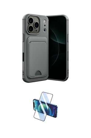 Apple Uyumlu iPhone  Pro Max Kılıf Vadi Çizgi Prime İkili Koruma Seti