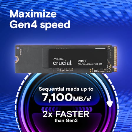 CRUCIAL 2TB P310 CT2000P310SSD8  7100-6000MB/s M2 NVME GEN4 Disk