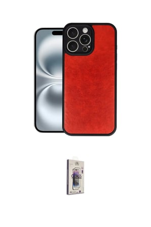 Apple Uyumlu iPhone  Pro Max Kılıf Kıvılcım Işık Serisi İkili Koruma Seti