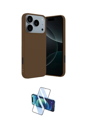 Apple Uyumlu iPhone  Pro Max Kılıf Kozmos Yansıma Özel Seri İkili Koruma Seti
